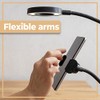 Retoo LED Ringlicht mit Stativ Selfie-Licht, Selfie Lampe Schwanenhals Klemmlampe