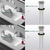 Bathroom Sink Drain with Overflow, Rustproof Vessel Lavatory Vanity Pop