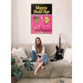 Queens of The Stone Age - Dortmund, Dortmund 2007 » Concert Poster | Live Concert Event | DIN A1