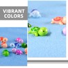 ERINGOGO 25pcs Small Turtle Miniature Turtle Resin Animal Bulk Minifigure