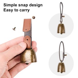 MiOYOOW Dog Bells, Cat Bell, Metal Bells, Bronze Bell for Cats, Dogs, Cattle, Horse, Sheep, Iron