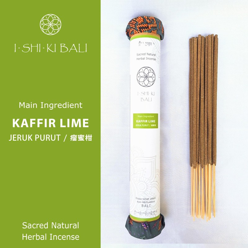 I-SHI-KI BALI Incense, Cobumikan Orange (Sacred Mikan), Natural Herbal Incense,