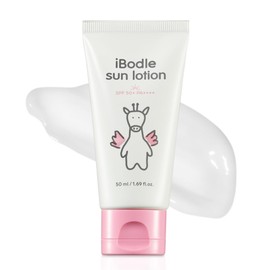 アイボドル サンローション 50ml UVミルク ノンケミカル 日焼け止め 子供 サラサラ ベタつかない 保湿 肌に優しい 目にしみにくい UVクリーム 乳液 サンカット 小学生 韓国コスメ iBodle公式