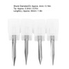 4Pcs VShaped Carving Cutter 2Edged Engraving Bit 4x0.3x15°/4x0.3x20°/4x0.3x25°/4x0.3x30°