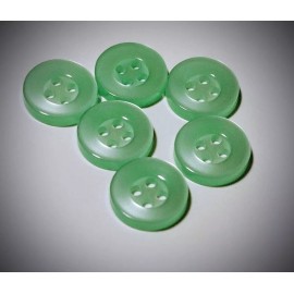 Unbranded 3/8" 4-Hole Light Green Dress Shirt Buttons
