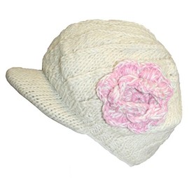 1420 H Agan Traders Himalayan Wool Knit Cap Hat (Hat - White)