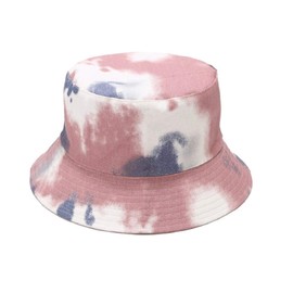 BYERCLUB Vintage Reversible Bucket Hat Fisherman Hats Washable Cotton (Print Pink White)