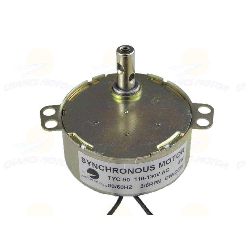 CHANCS Synchronous Motor TYC-50 110V 5-6RPM 4W CW/CCW AC100~127V Synchron