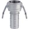 Toyox 633-C-1-SST Camlock Coupler, Hose Shank, Stainless Steel, 1-Inch