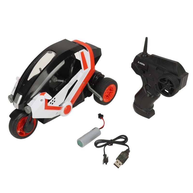 1:8 2.4G Remote Control Stunt Motorcycle 360 Degree Rotating Drift