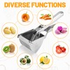 Potato Ricer, Heavy Duty Potato Masher and Ricer Kitchen Tool,Stainless