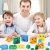 Wooden Cube Puzzle Toy, Puzzle Building Cube Faces, 16 Puzzle