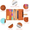 ANOMM A6 Ring Binder Notebook PU Leather Diary, Refillable Notebook