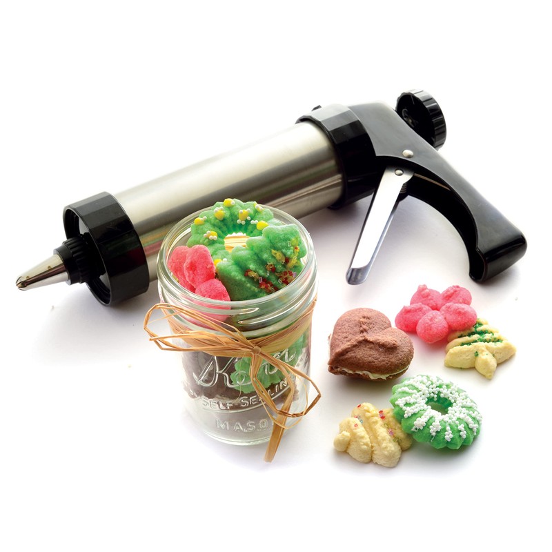 Norpro 3299 S/S Cookie/Icing Press with Case