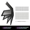 Paleta de libros con 4 capas magnéticas vacías resistentes +