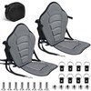 Lewtemi 2 Pack Kayak Seats with Back Support Padded Boat