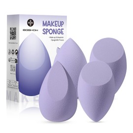 EIGSHOW Makeup Sponge Set, 4Pcs Soft Latex-Free Foundation Blending Sponges for Liquid, Cream & Powder, Wet & Dry Use for Flawless Application (M101)