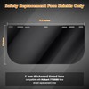 Feekoon 1 Pack Face Shield Replacement Lens, 15.5'' x 8''