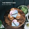 1 x Heart Coaster - Name Tanner Mermaid Scales Fish