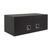 Absolute New DSS12+ Dual 12"" Sealed sub Box Subwoofer Enclosure