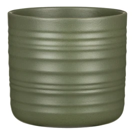 Scheurich Cottage Ceramic Flower Pot Green Ø 16.6 cm, H 15.3 cm