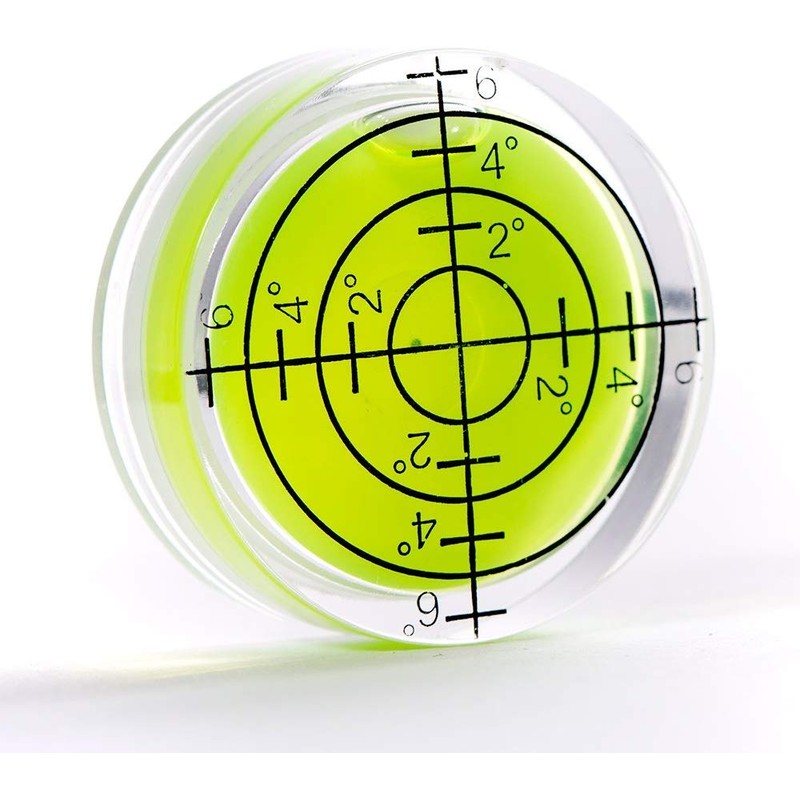 Aoderda 2 Pcs Magnetic Magnet Bubble Level Circular Precision Spirit