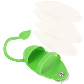 HOMSFOU Soporte para Comedero de Jaula para Pájaros Hueso de Sepia, Contenedor de Alimentos para Loros, Accesorio para Alimentación de Aves, Adecuado para Periquitos y Cacatúas, Fácil