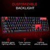 MOTOSPEED CK104 RGB LED Backlit Wired Mechanical Gaming Keyboard, 104