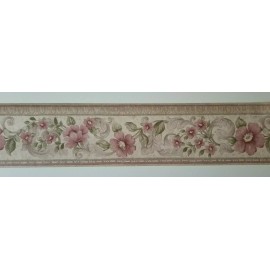 Brewster  Decorative Floral  Wallpaper Border by Brewster Wallcoverings