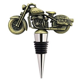 Bottle Stopper, Vintage Decorative Bottle Stopper for Wine, Unique Motorcycle Gifts for Men