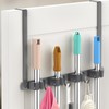 Broom Holder Over The Door-304 Stainless Steel Mop and Broom