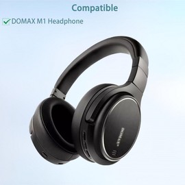 HAIZEEN Earpads Compatible with DOMAX M1 M1 Headphone Ear pads Replacement Cushion (Protein Leather/Memory Foam)