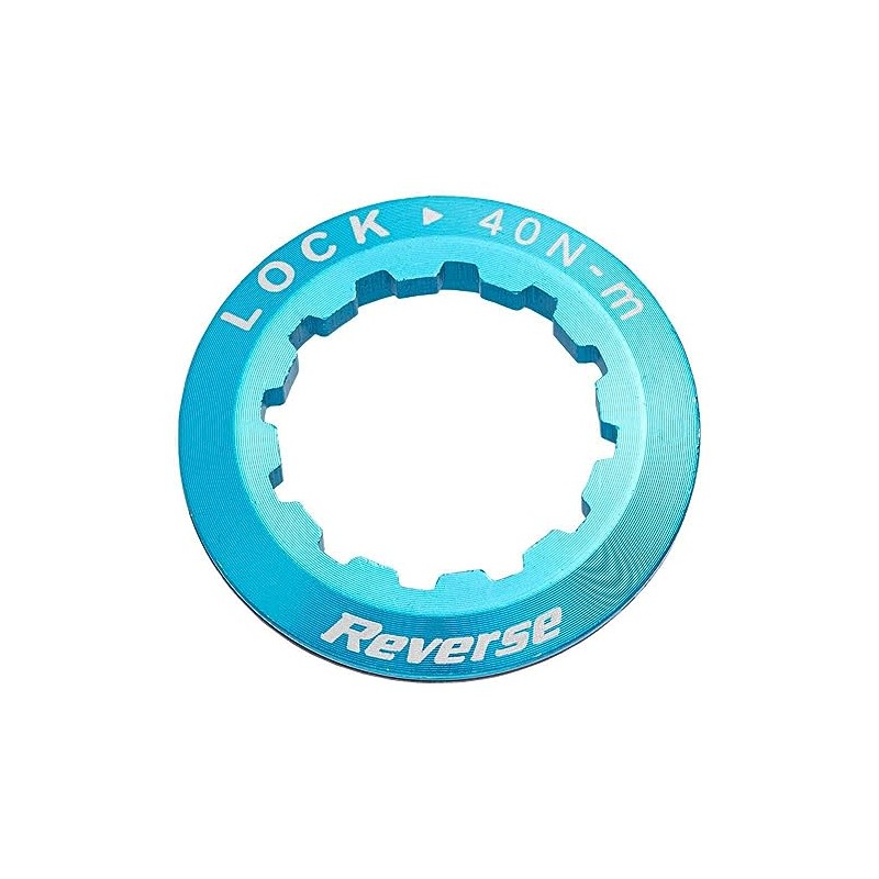 Reverse Lock Ring Cassette End Ring Light Blue