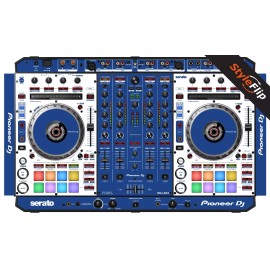 Pioneer DDJ-SX3 Skin | 7 Neutral Color Blocking | Protective Decal | StyleFlip - Navy Blue Skin