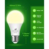 Flaspar Grow Light Bulbs A19 LED, Full Spectrum Plant Light