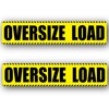 Oversize Load Banner Sign for Trucks w/Grommets - 2 Pack