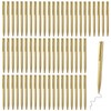 100 Pcs Gold Ballpoint Pens, 4 Inch Metal Slim Ballpoint
