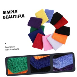TOVINANNA 12pcs Multi Sweat Absorbing Wrist Protectors for Sports Basketball Wrist Guards for Comfortable Support during Exercise
