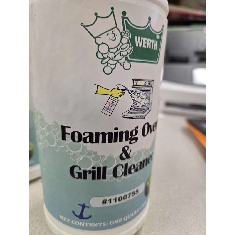 Werth Sanitary Supply 1100755 Foaming Oven And Grill Cleaner, 2