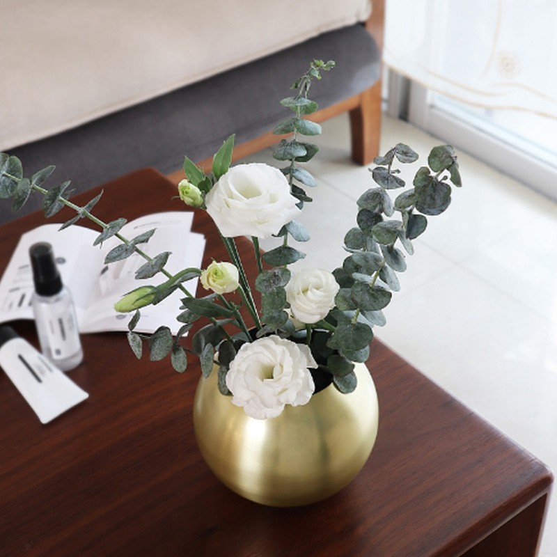 Stainless Steel Simple Style Vase Flower Container Flower Arrangement Supplies