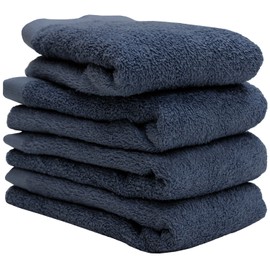 Hiorie, Made in Japan, Antibacterial/Deodorizing Processed Hotel Style Towels, Face Towels, Pack of 4, Instant Absorption