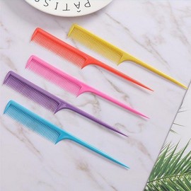 Colorful Straight Hair Comb for Styling Random 5ea