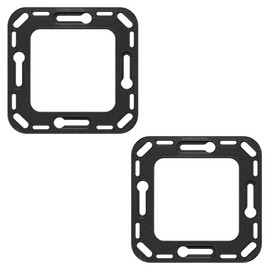 Screw-On Wall Mount Compatible with Somfy Smooth Control Point [Set of 2] - RTS Origin IO Switch Plate
