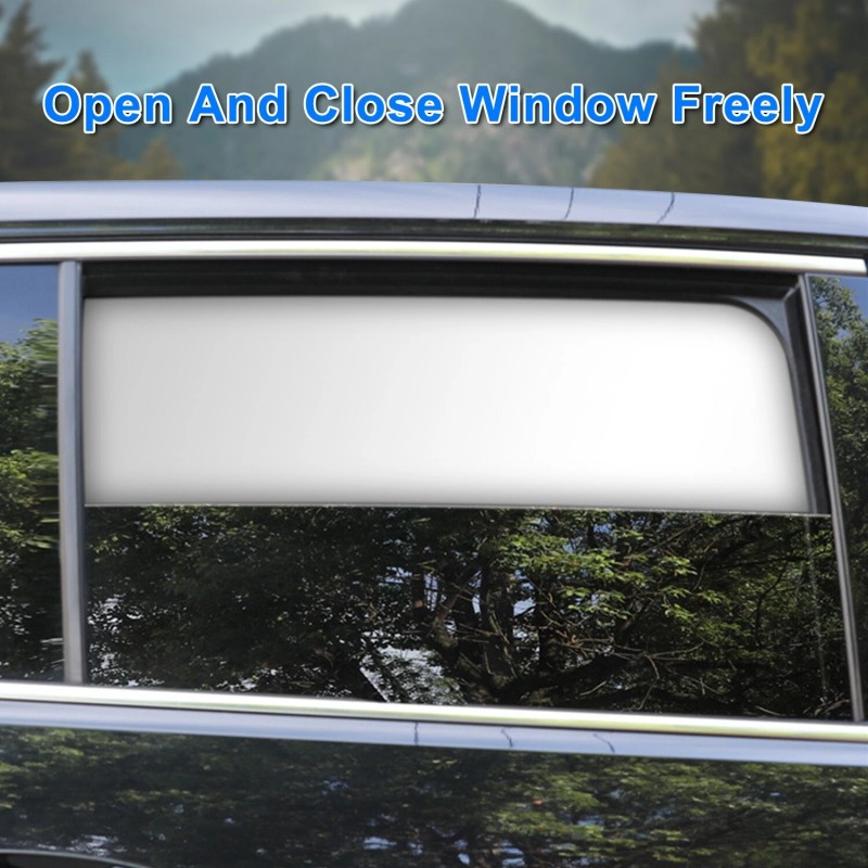 mingo-tech 4pcs Car Magnetic Side Front & Rear Window Sun