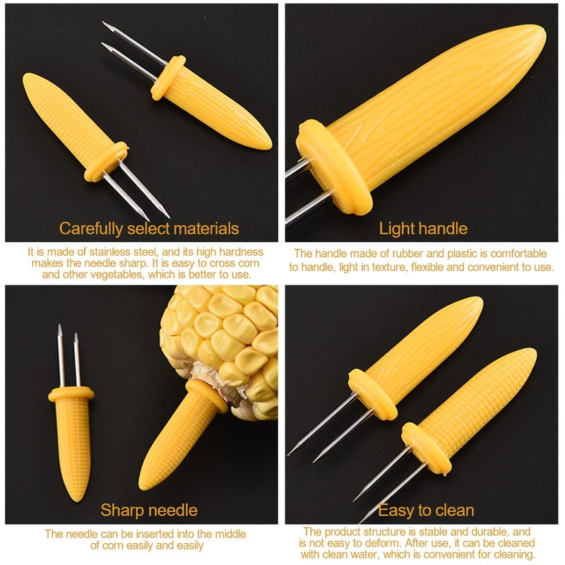 20 PCS/Set Corn on The Cob Holders,Stainless Steel Corn Cob