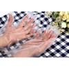 UNI-SUN 100 Pack Disposable Kitchen Gloves, Clear Cooking Food Handling
