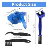 Kit De Cepillos Limpiadores De Cadenas Para Bicicletas Con H