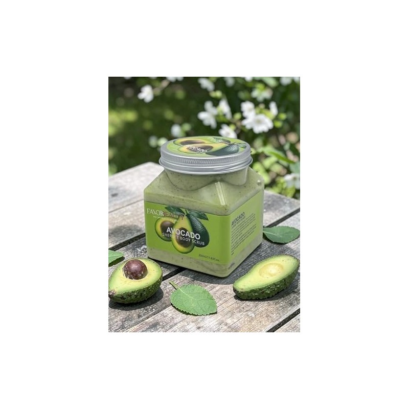 Sal de baño exfoliante de Aguacate 350ml