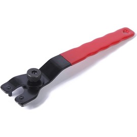 KEWAYO Key for angle grinder, angle grinder key, 10-40 mm flex key, face hole wrench, suitable for most angle grinders (red)