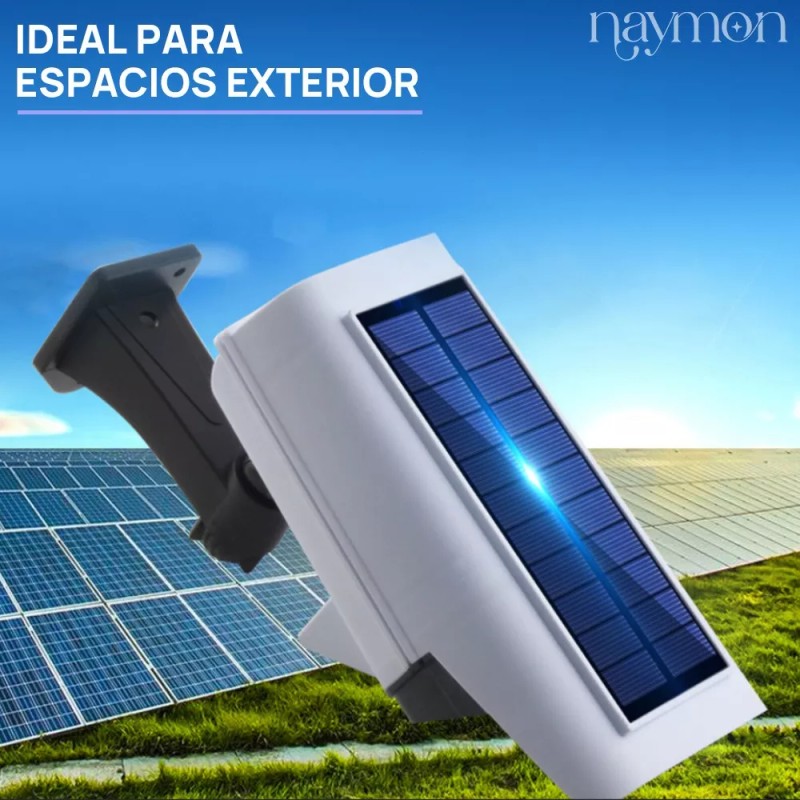 Naymon 5pz Lampara Reflector Solar Luz Led Pared Sensor Exterior